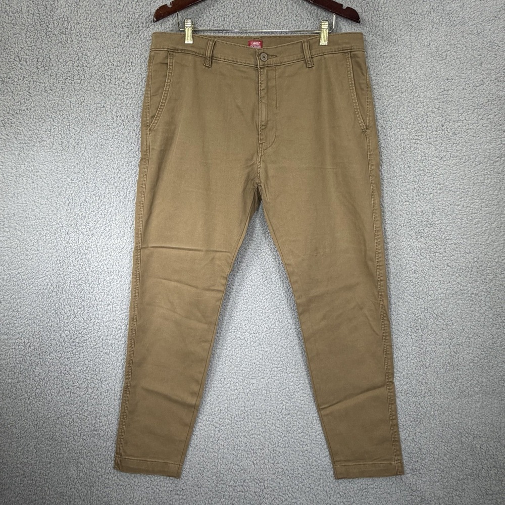 Levis XX Chino Pants Mens 36x30 Standard Taper Khaki Casual Stretch